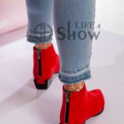 Chamois Leather Ankle Boots New Women Top Brand Showlife4 7 From Turkey chamois leather ankle boots new women top brand showlife4