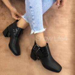 New Women Ankle Booties Leather Fall Top Brand Showlife4 11 From Turkey perfect women mid calf booties leather fall top brand showlife4