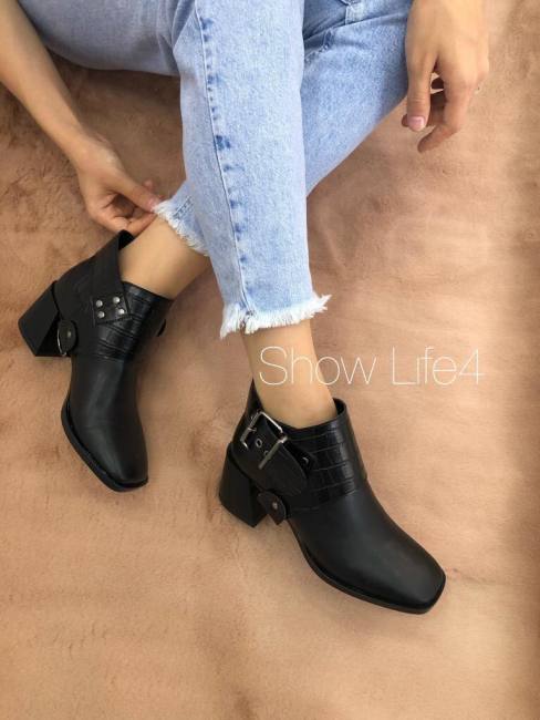 perfect women mid calf booties leather fall top brand showlife4