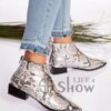 أحذية بوت نسائية من جلد الثعبان من ماركة Showlife4 الجديدة الرائدة، مقاس 7، من تركيا الثعبان الجوارب النسائية الأحذية showlife4 العلامة التجارية الجديدة الأعلى