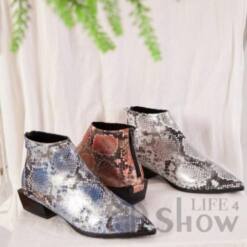 Snakeskin Booties Womens Shoes Showlife4 New Top Brand 8 From Turkey snakeskin booties womens shoes showlife4 new top brand