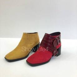 New Women Ankle Booties Leather Fall Top Brand Showlife4 10 From Turkey perfect women mid calf booties leather fall top brand showlife4
