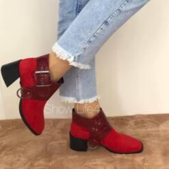 New Women Ankle Booties Leather Fall Top Brand Showlife4 9 From Turkey perfect women mid calf booties leather fall top brand showlife4