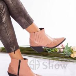 Leather Booties For Women Western Style Pointed Toe Showlife4 New 2021 11 From Turkey young womens lace up booties beautiful showlife4 new 2021