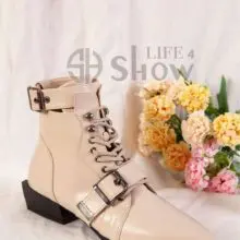Stylish Buckle Ankle Boots for Women Lace Up ShowLife4 NEW 2021