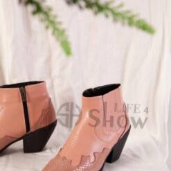 Leather Booties For Women Western Style Pointed Toe Showlife4 New 2021 9 From Turkey young womens lace up booties beautiful showlife4 new 2021