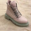 lace up worker biker combat ladies womens ankle boots low heel showlife4 new