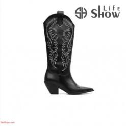 Polished Western Cowgirl Boots Snip Tow Showlife4 Women 6 From Turkey polished western cowgirl boots snip tow showlife4 women