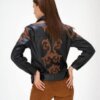 chaquetas de cuero de moda elegante casual negro y marrón moderno nuevo marie mcgrath 2006
