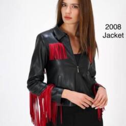 giacche in pelle moderne eleganti cool casual nere 2008 marie mcgrath
