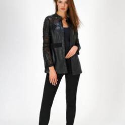 lederjacken stylisch lässig schwarz grandios marie mcgrath 3004