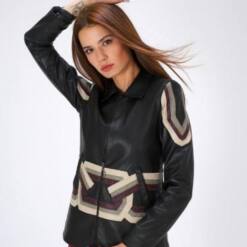 leather jackets stylish casual  tremendous style marie mcgrath 2015