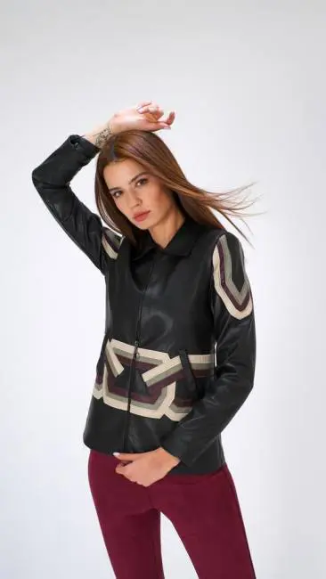 leather jackets stylish casual  tremendous style marie mcgrath 2015
