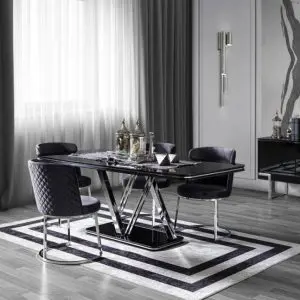 Versace Dining Set Furniture Moder