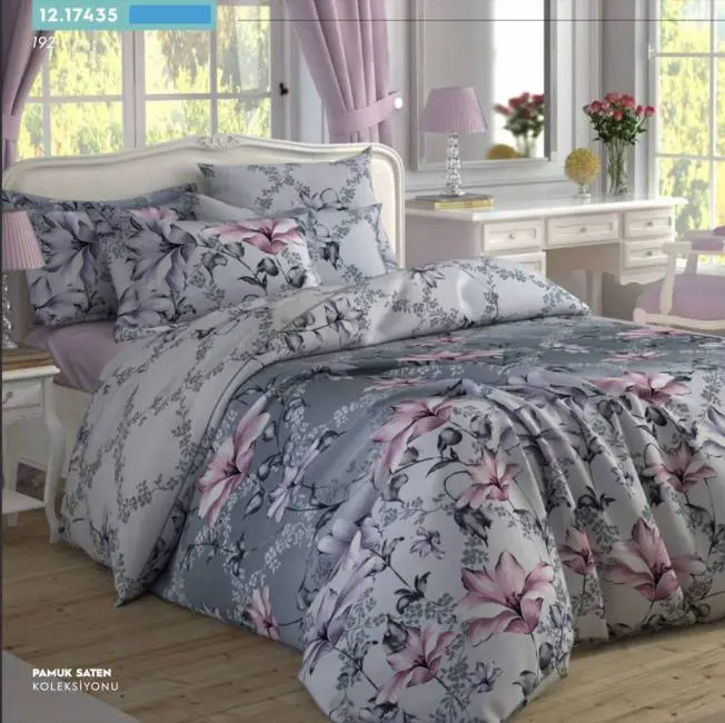 high quality duvet fabric bed covers floral rose design 11.22972