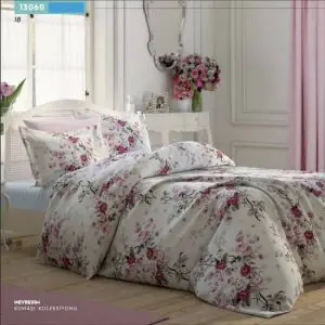 高品质的羽绒被面料床罩涵盖了花卉玫瑰设计11.22972