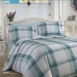 high quality bed sheets plaid chic design 5683