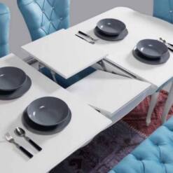 Modern Dining Room Swan Set Furniture High Quality Design 5 Pieces 7 From Turkey modern dining room swan set furniture high quality design 5 pieces
