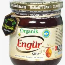 engur bee milk honey healthy organic natural mix 250 gr