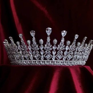 Lydia Zirconium Stones Gorgeous Royal Crown Tiara 2021...