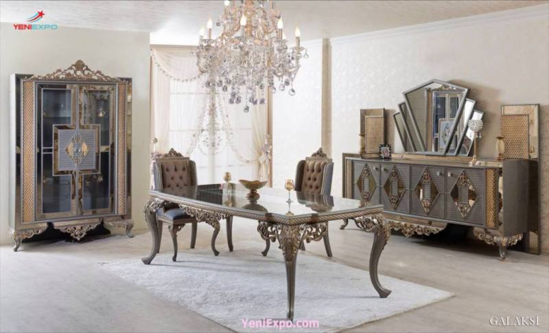Galaksi classical dining table set