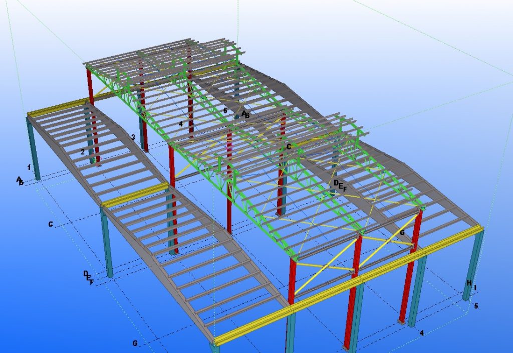metal hangar building high quality steel structure 2021