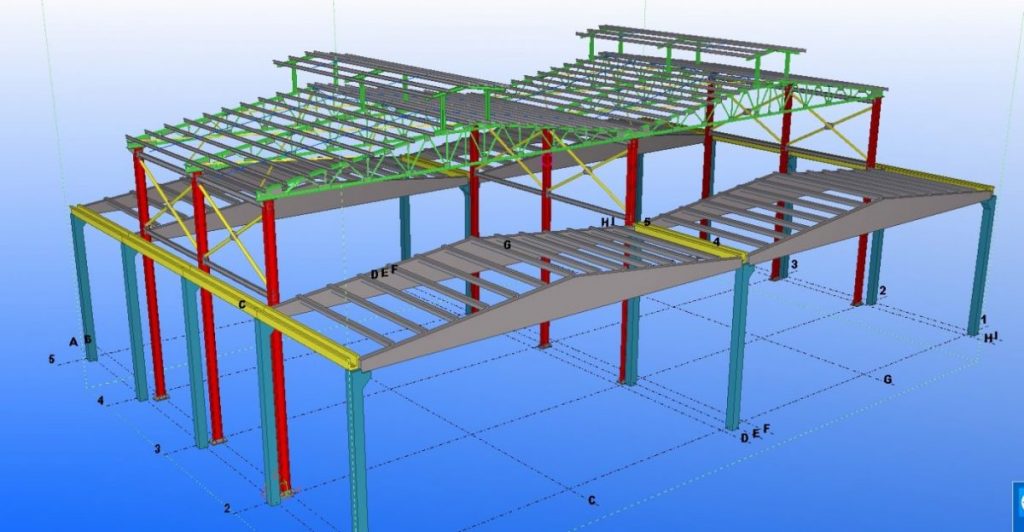 metal hangar building high quality steel structure 2021