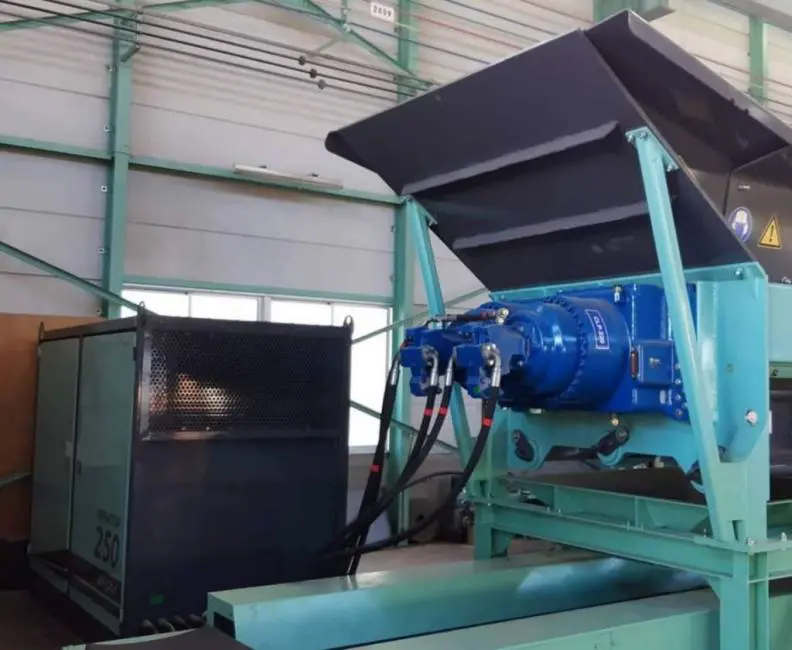 industrial metal shredder machine scrap powerful recycling 2021