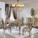 milano classical dining table set new royal awesome design  2055