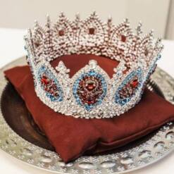 miss turismo rusia hermosa corona elegante cz cubic zirconia piedras nuevo 2020 knz19