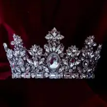 olivia wedding crowns stylish modern zirconium stones new 2021
