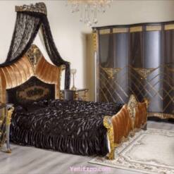 palmiye classical bedrooms set - royal nobel design 2041: elevate your bedroom to timeless opulence