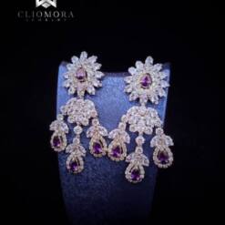 Imperial Cliomora Set Cz Cubic Zirconia Zks82 9 From Turkey imperial cliomora set cz cubic zirconia zks82