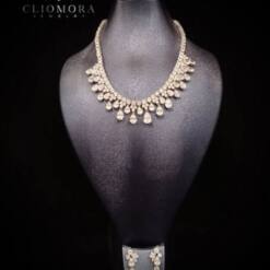 magnifique parure cliomora cz zircone cubique zks76