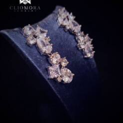Magnificent Cliomora Set Cz Cubic Zirconia Zks76 17 From Turkey magnificent cliomora set cz cubic zirconia zks76