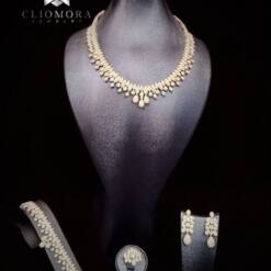 Cliomora Jewelry Set Stylish Modern Cz Cubic Zirconia Stones New 2021 7 From Turkey cliomora jewelry set stylish modern cz cubic zirconia stones new 2021