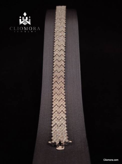 wonderful cliomora bracelet cz cubic zirconia zkb70