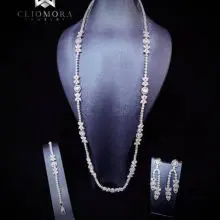 Incredible Cliomora Jewelry Set CZ Cubic Zirconia ZKS62