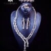 εξαιρετικό σετ κοσμημάτων κλιομόρα cz cubic zirconia zks61