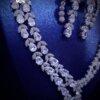 εξαιρετικό σετ κοσμημάτων κλιομόρα cz cubic zirconia zks61