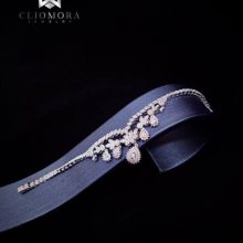 出色的 cliomora 珠宝套装 cz 立方氧化锆 zks60