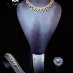 limited jewelry set cliomora cz cubic zirconia zks57