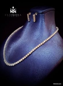 Trendy Jewelry Set Cliomora CZ Cubic Zirconia ZKS56