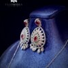 royal jewelry set cliomora cz cubic zirconia zks54