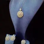 Stunning Jewelry Set Lovely Cliomora CZ Cubic Zirconia ZKS52