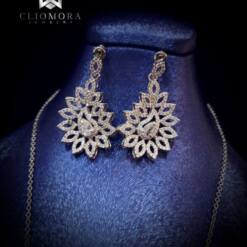 Lavish Jewelry Set Elegant Cliomora Cz Cubic Zirconia Zks51 11 From Turkey lavish jewelry set elegant cliomora cz cubic zirconia zks51