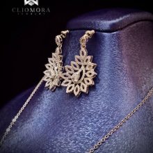 lavish jewelry set elegant cliomora cz cubic zirconia zks51