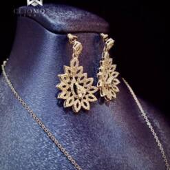 Lavish Jewelry Set Elegant Cliomora Cz Cubic Zirconia Zks51 9 From Turkey lavish jewelry set elegant cliomora cz cubic zirconia zks51