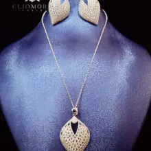 Dazzling Jewelry Set Gorgeous Cliomora CZ Cubic Zirconia ZKS49