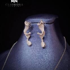 Striking Jewelry Set Rare Cliomora Cz Cubic Zirconia Zks48 6 From Turkey striking jewelry set rare cliomora cz cubic zirconia zks48